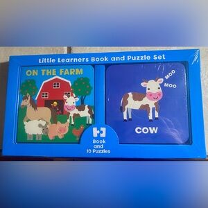 LITTLE LEARNERS BOOK & PUZZLES - ON THE FARM